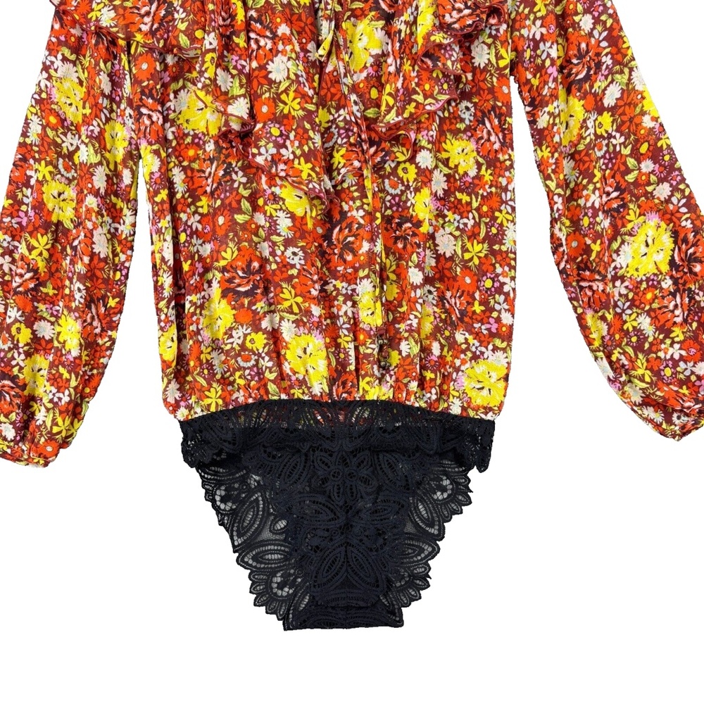 (NWT) Women's Intimately Free by Free People Say It To Me Bodysuit Size S (Red) - Picture 10 of 16